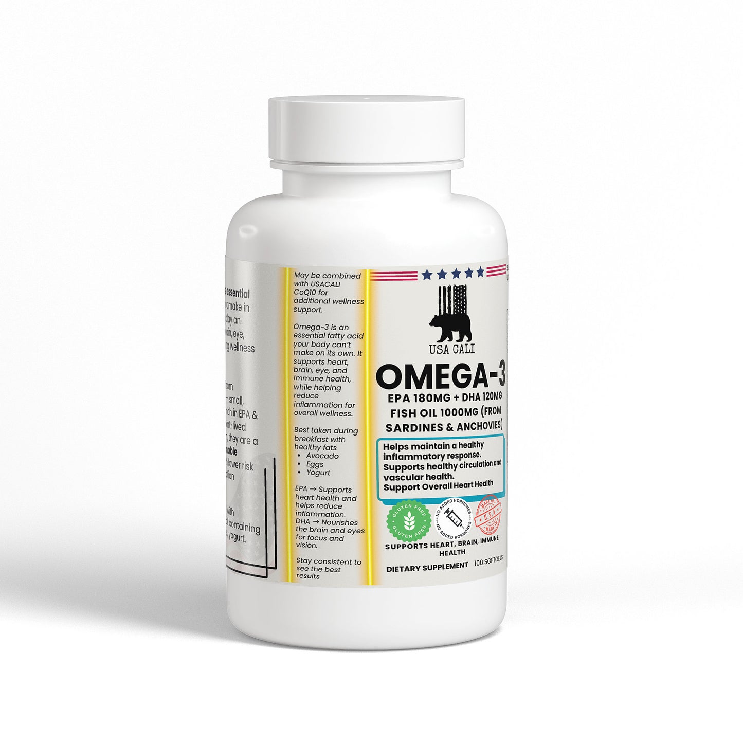 Omega-3 EPA 180mg + DHA 120mg