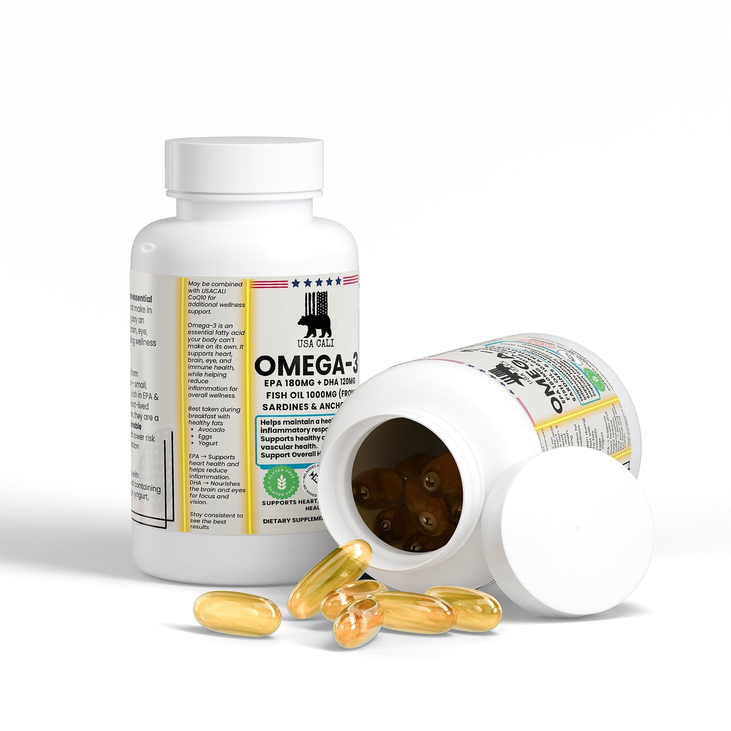 Omega-3 EPA 180mg + DHA 120mg