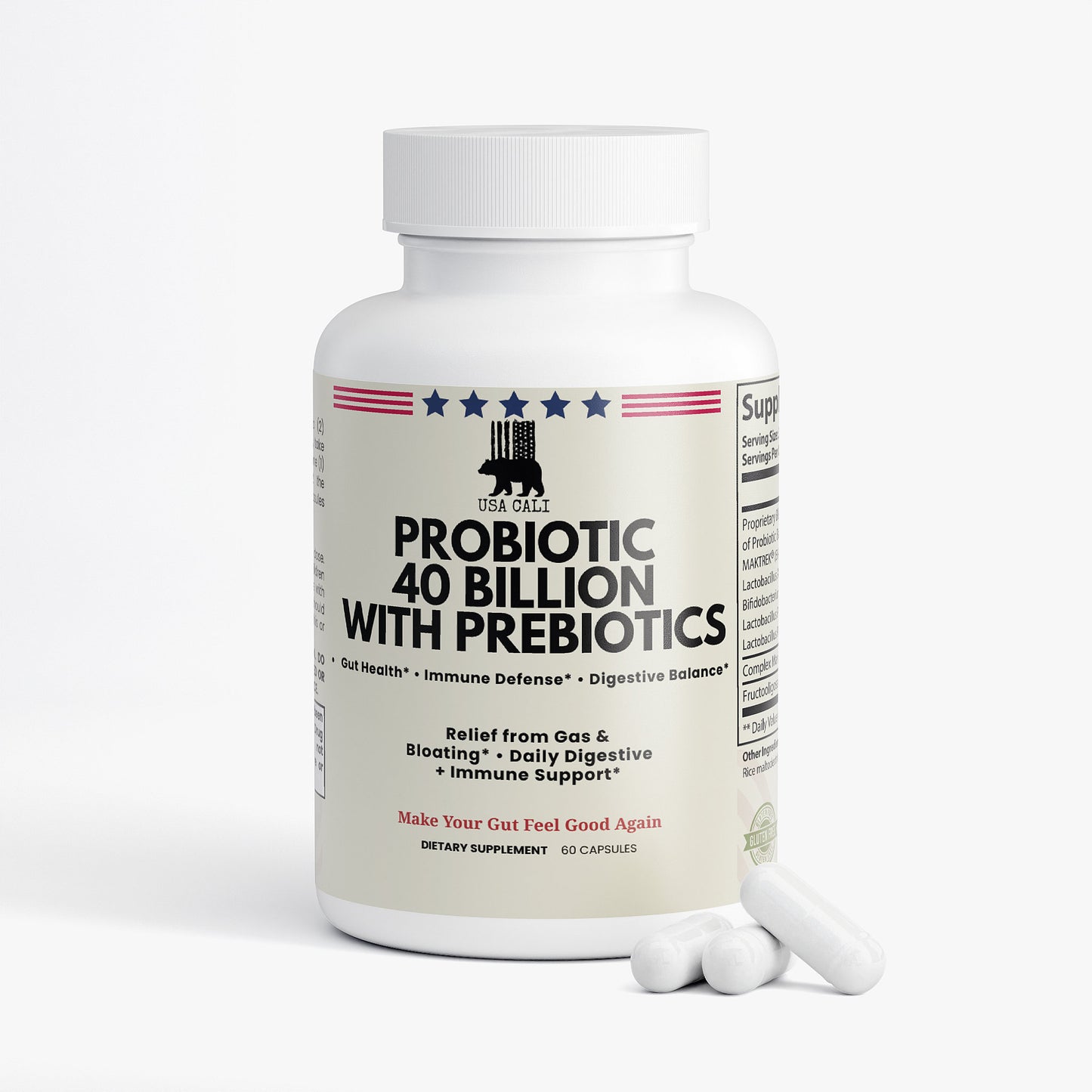 Probiotic 40 Billion with Prebiotics